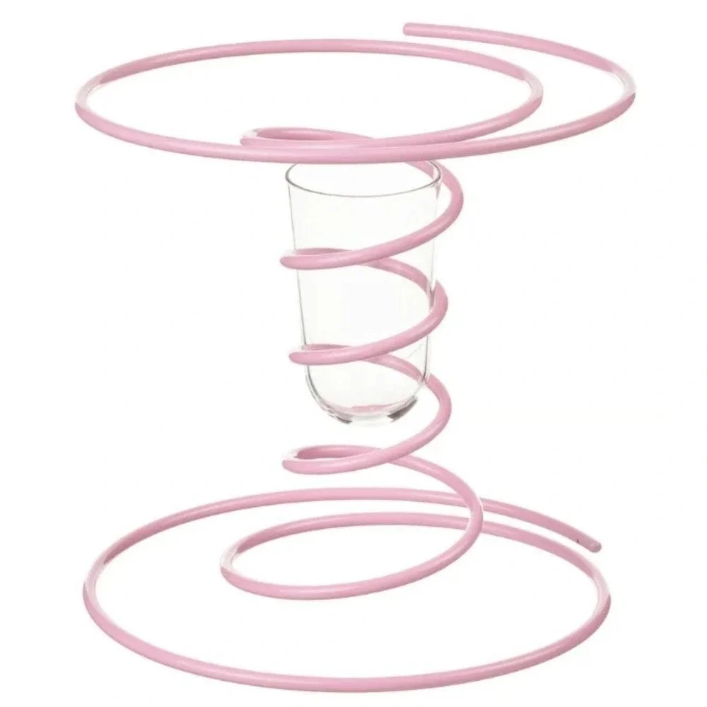 Gustaf Westman X Ikea Vinterfint Vase Pink Spiral 12 ¼